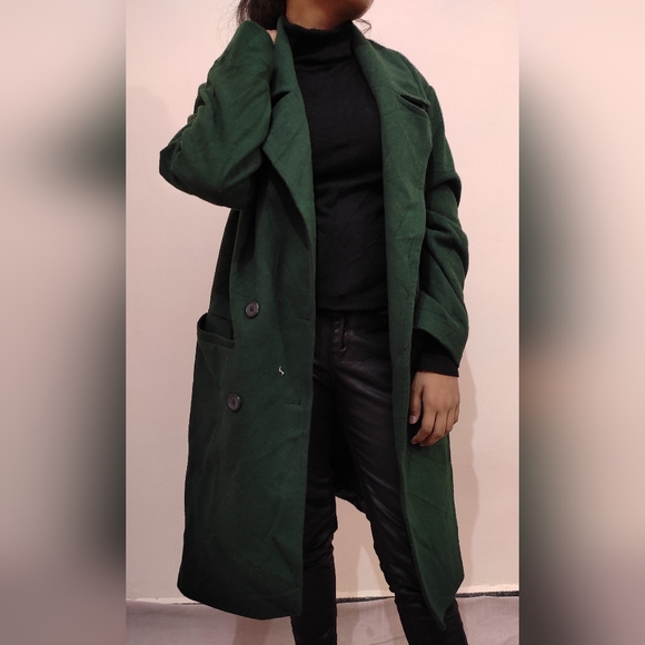 Dark green Overcoat - Picture 2 of 12